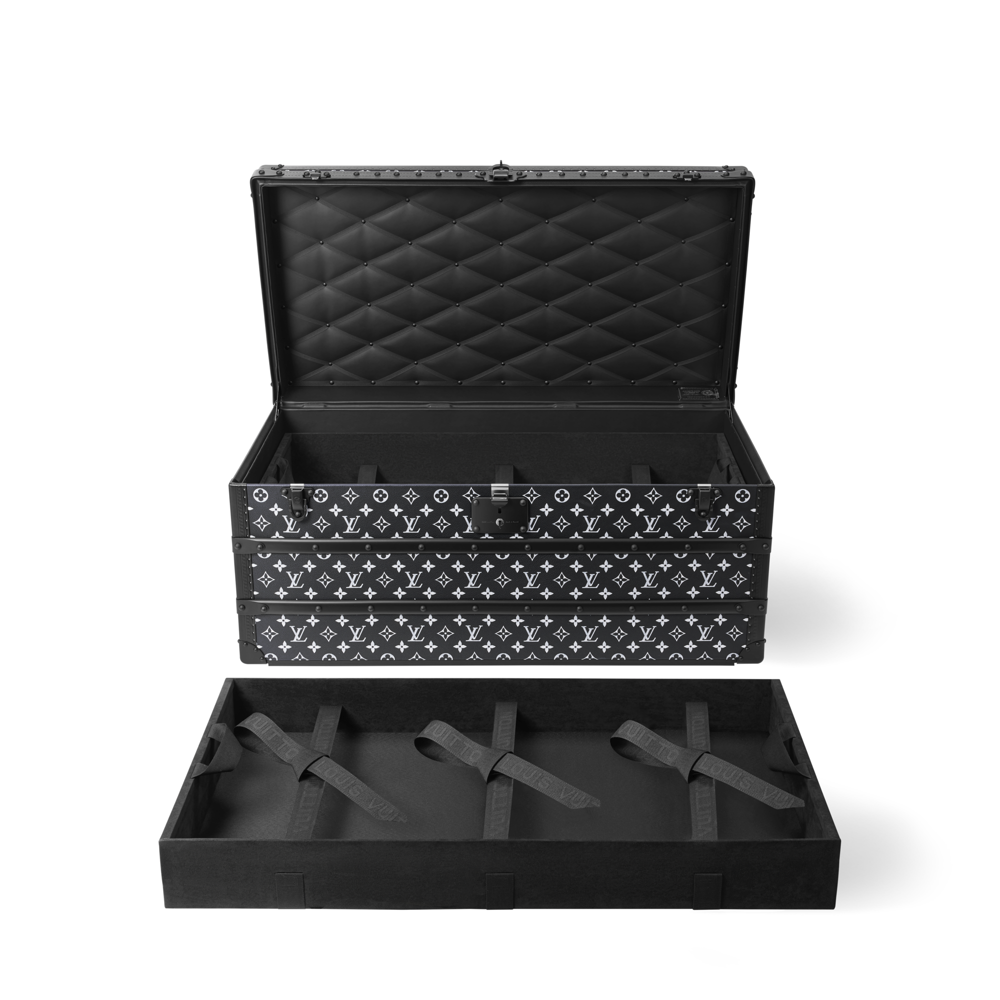 【美品✨️】Louis Vuitton ブラック ミュール リボン 35.5 Courrier Lozine 95 Low Monogram Firefly Autres High End - Trunks